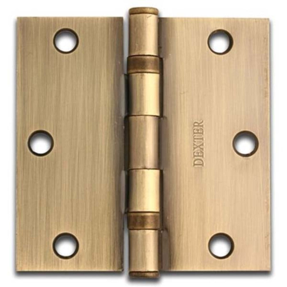 BISAGRA ARQ LATON ANTIGUO 3-1/2 X 3-1/2 (C/BALERO)(PUERTA 50kg) DEXTER 7222