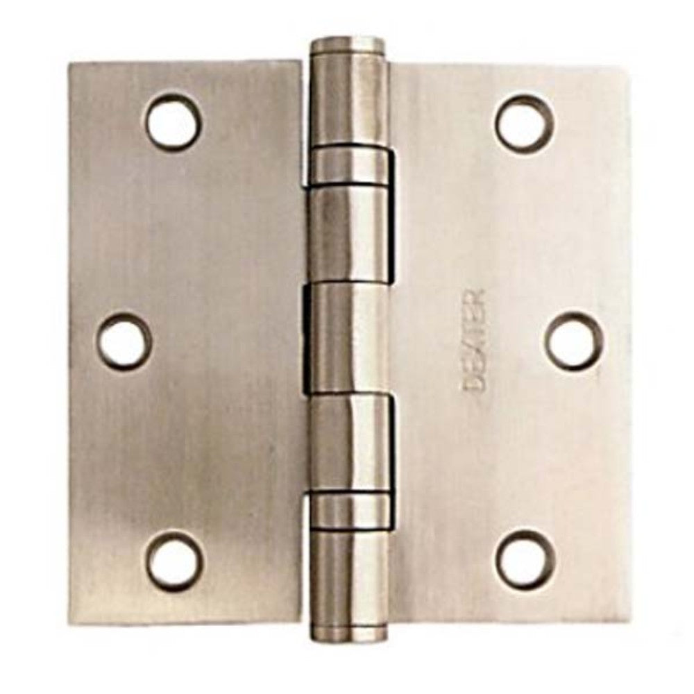 BISAGRA ARQ NIQUEL SATINADO 3.5 X 3.5 (C/BALERO)(PUERTA 50kg) DEXTER 7223