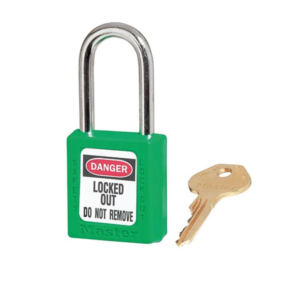 CANDADO DE BLOQUEO 38mm LARGO (VERDE) MASTER 410GRN