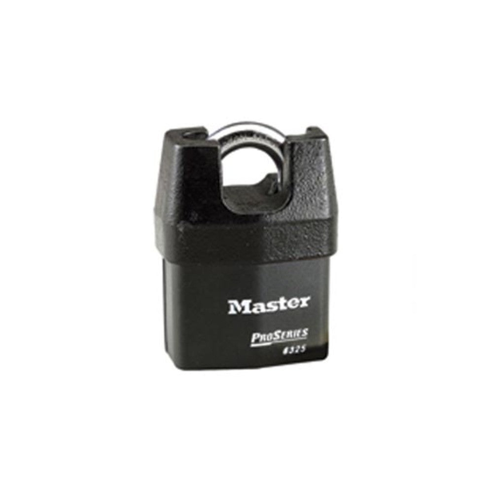 CANDADO BLINDADO 2-3/8 (60mm) GANCHO CORTO REFORZADO NEGRO MASTER 6325