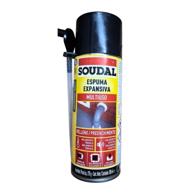ESPUMA EXPANSIVA POLIURETANO 300ML 275grs SOUDAL 123361