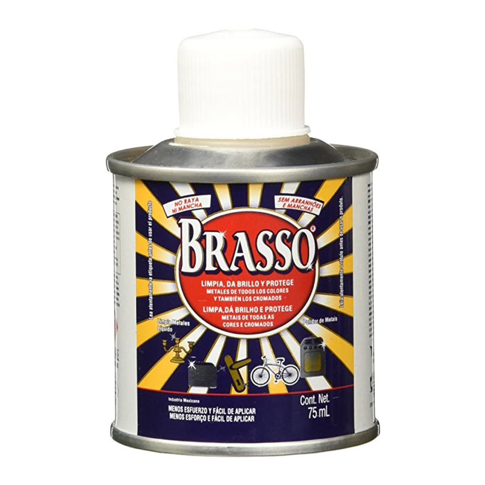 BRASSO LIQUIDO LIMPIAMETALES (COBRE NIQUEL BRONCE Y OTROS METALES) BOTE 75ml