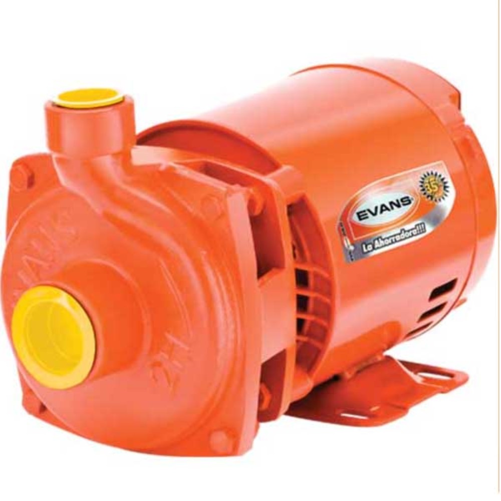 MOTOBOMBA CENTRIFUGA 3/4HP (FLUJO 165L/MIN)(LEVANTE MAX 24.7m) EVANS 2HME075