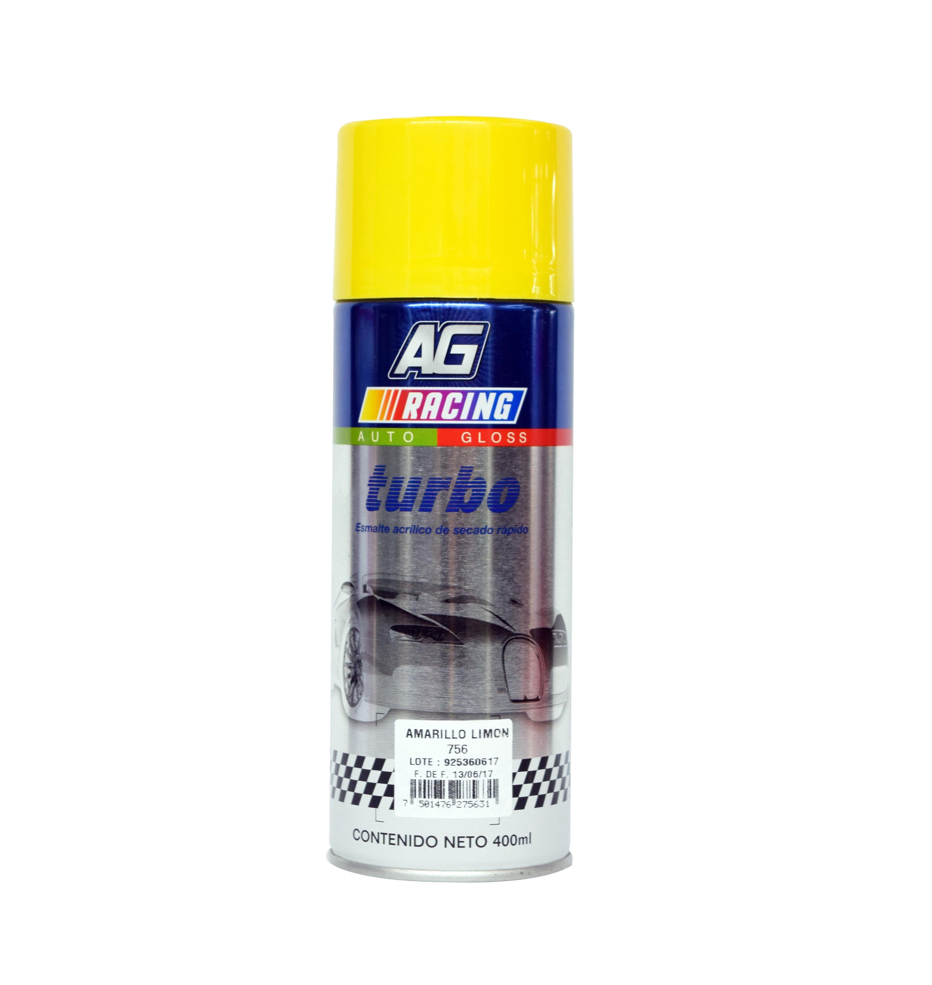 ESMALTE AEROSOL AMARILLO LIMON 400ml TURBO 756