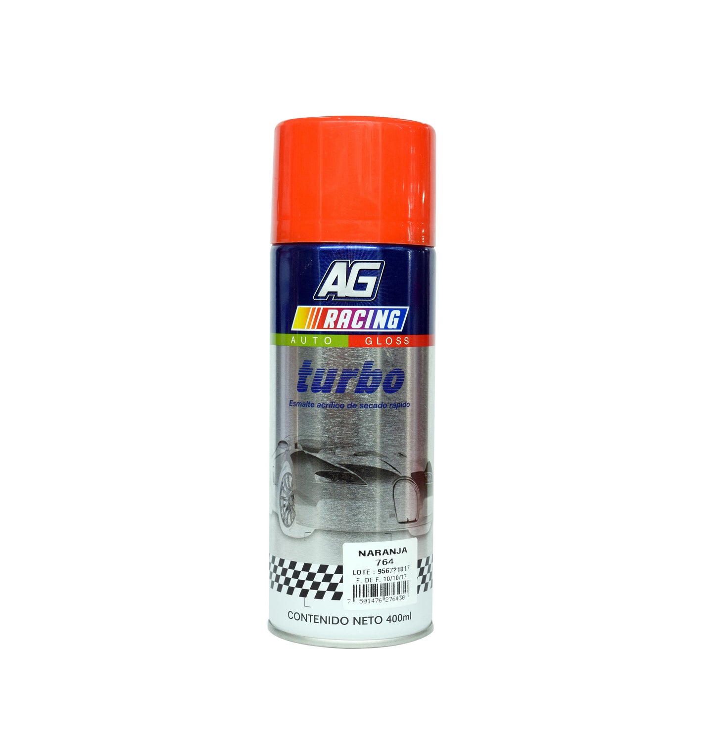 ESMALTE AEROSOL NARANJA 400ml TURBO 764