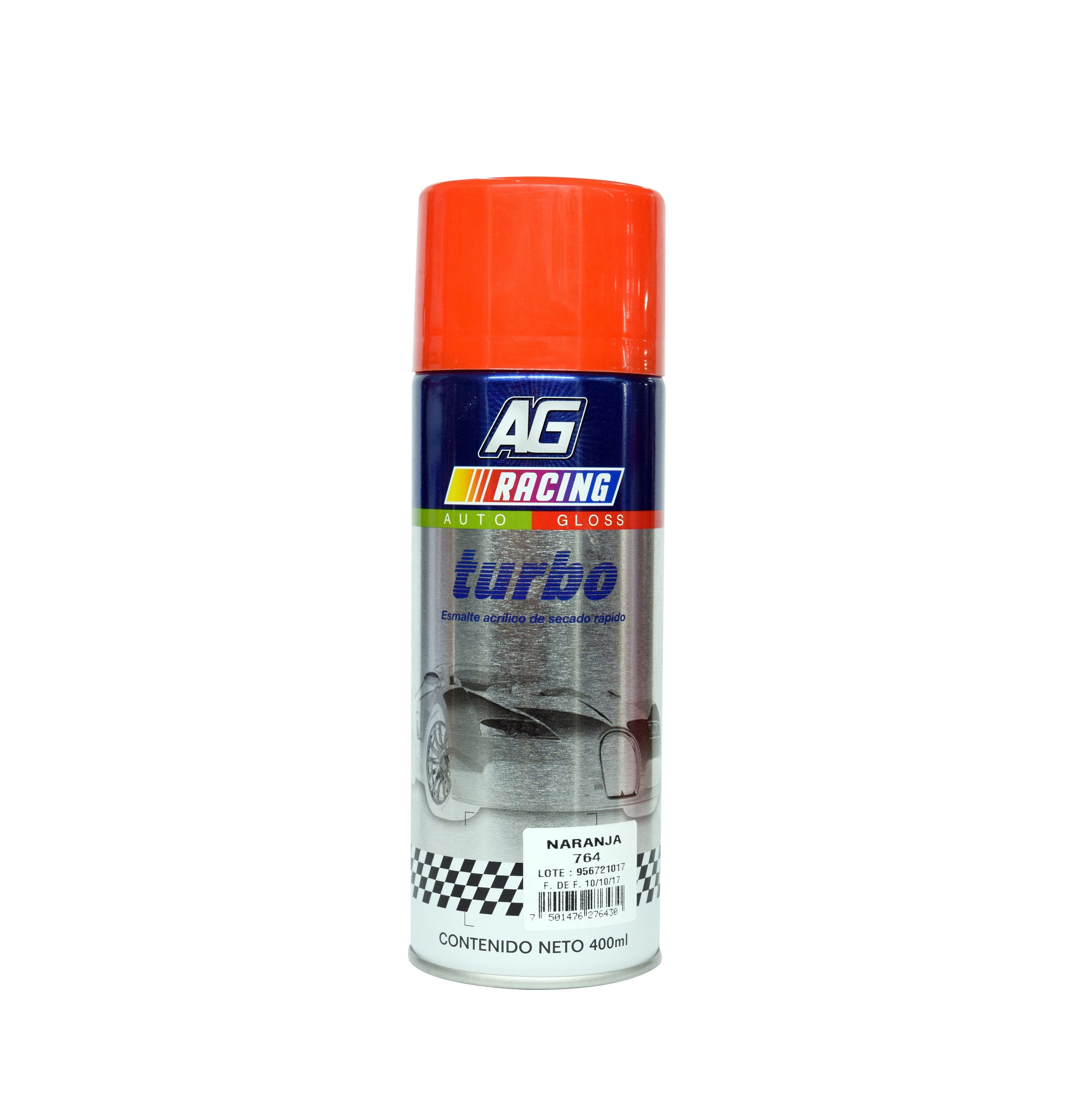 ESMALTE AEROSOL NARANJA 400ml TURBO 764