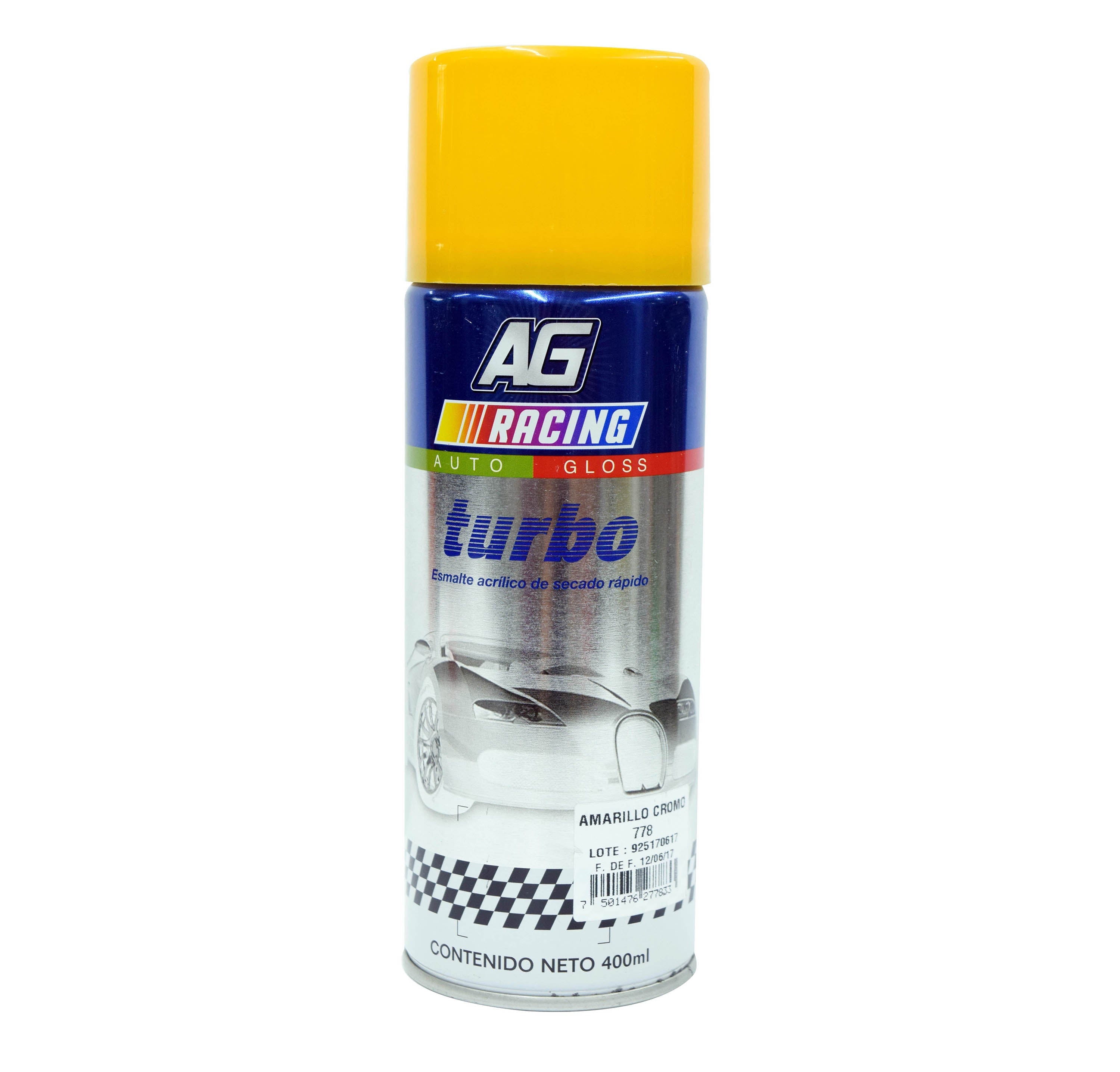ESMALTE AEROSOL AMARILLO CROMO 400ml TURBO 778
