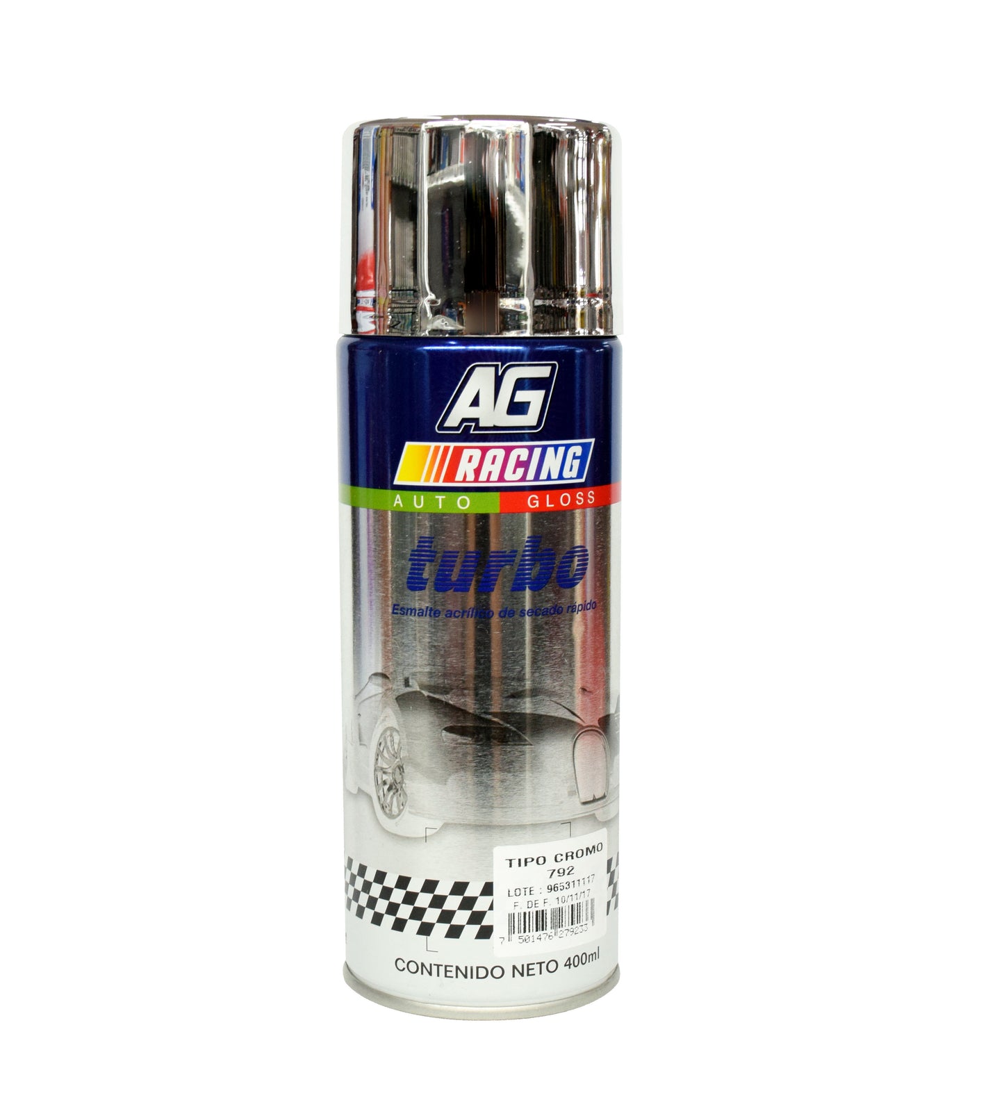 ESMALTE AEROSOL TIPO CROMO 400ml TURBO 792
