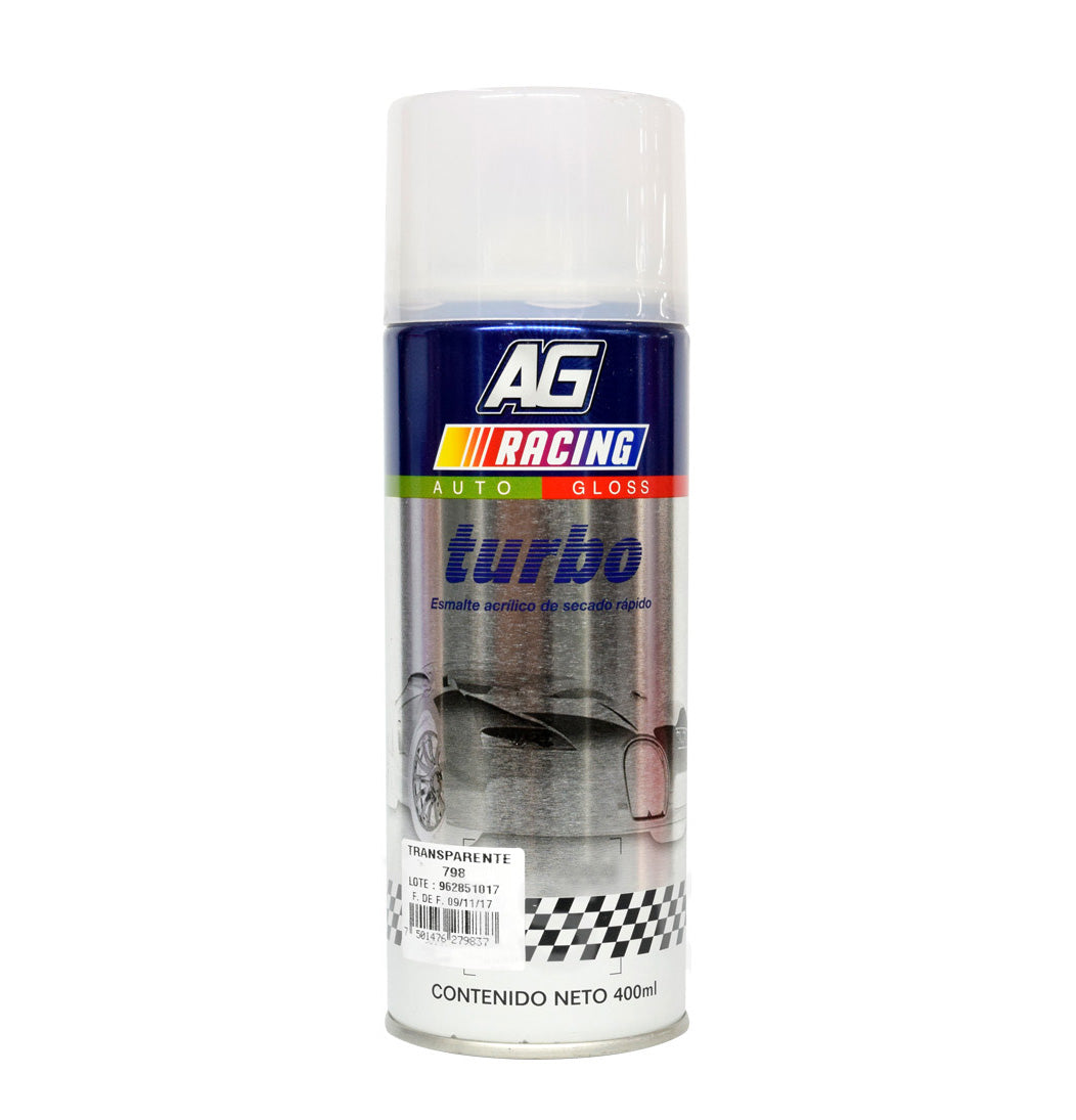 ESMALTE AEROSOL TRANSPARENTE 400ml TURBO 798