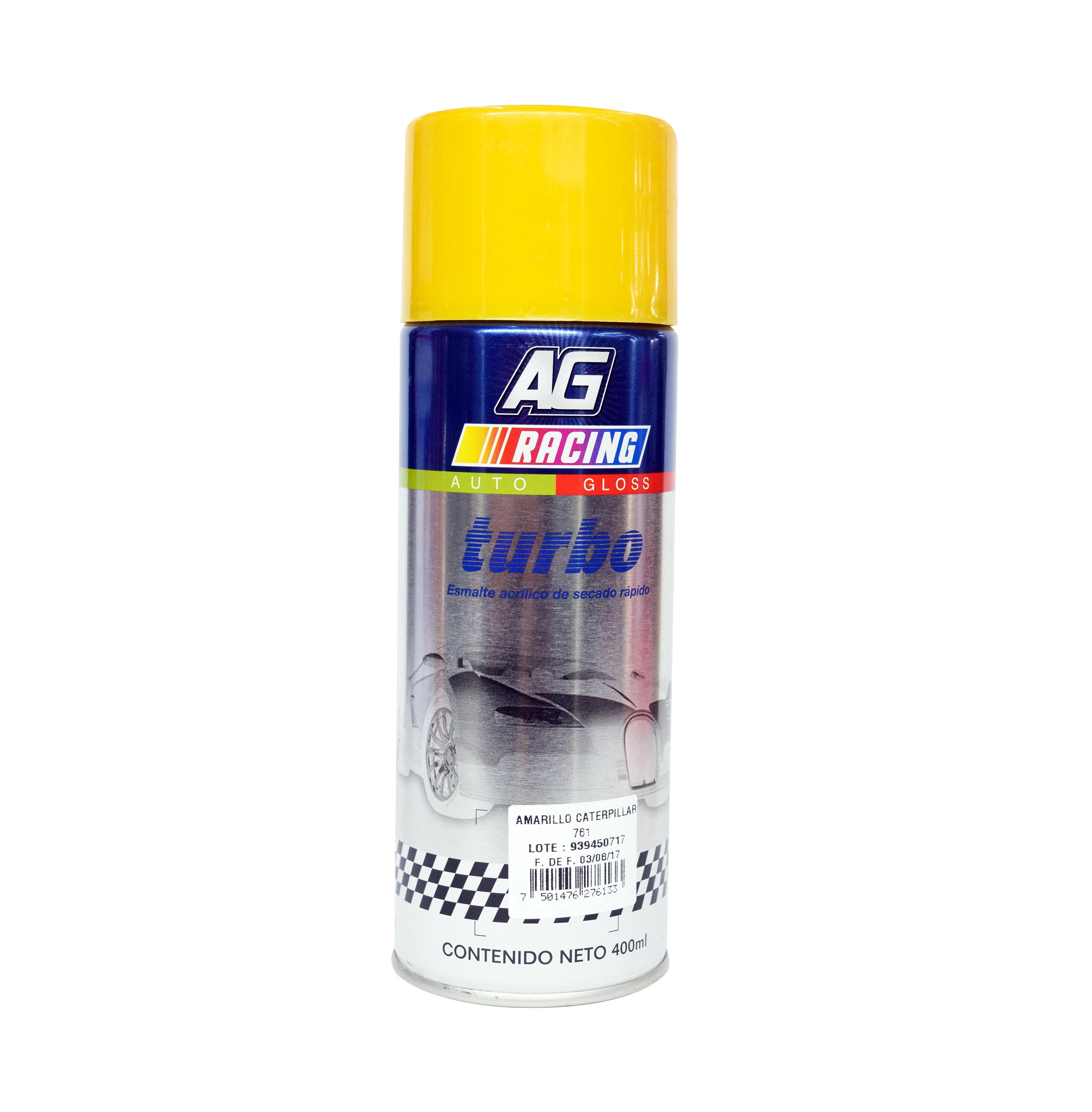 ESMALTE AEROSOL AMARILLO CATERPILLAR 400ml TURBO 761