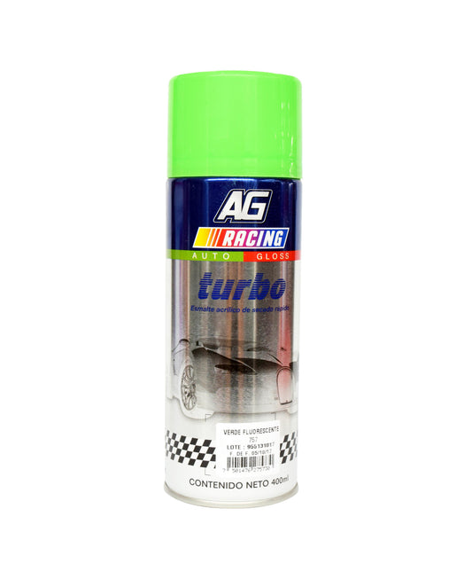 ESMALTE AEROSOL VERDE FLOURECENTE 400ml TURBO 757