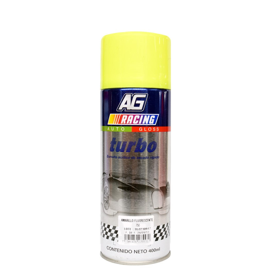 ESMALTE AEROSOL AMARILLO FLOURECENTE 400ml TURBO 755