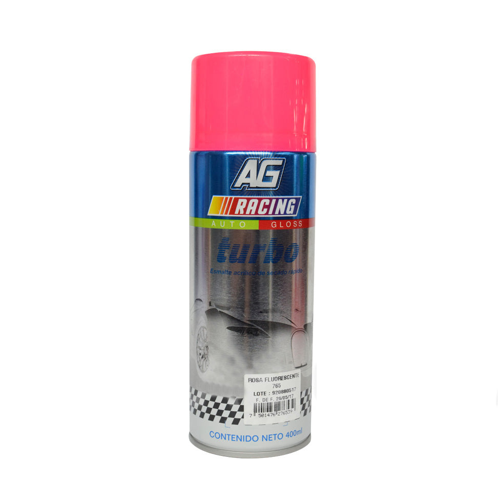 ESMALTE AEROSOL ROSA FLOURECENTE 400ml TURBO 765