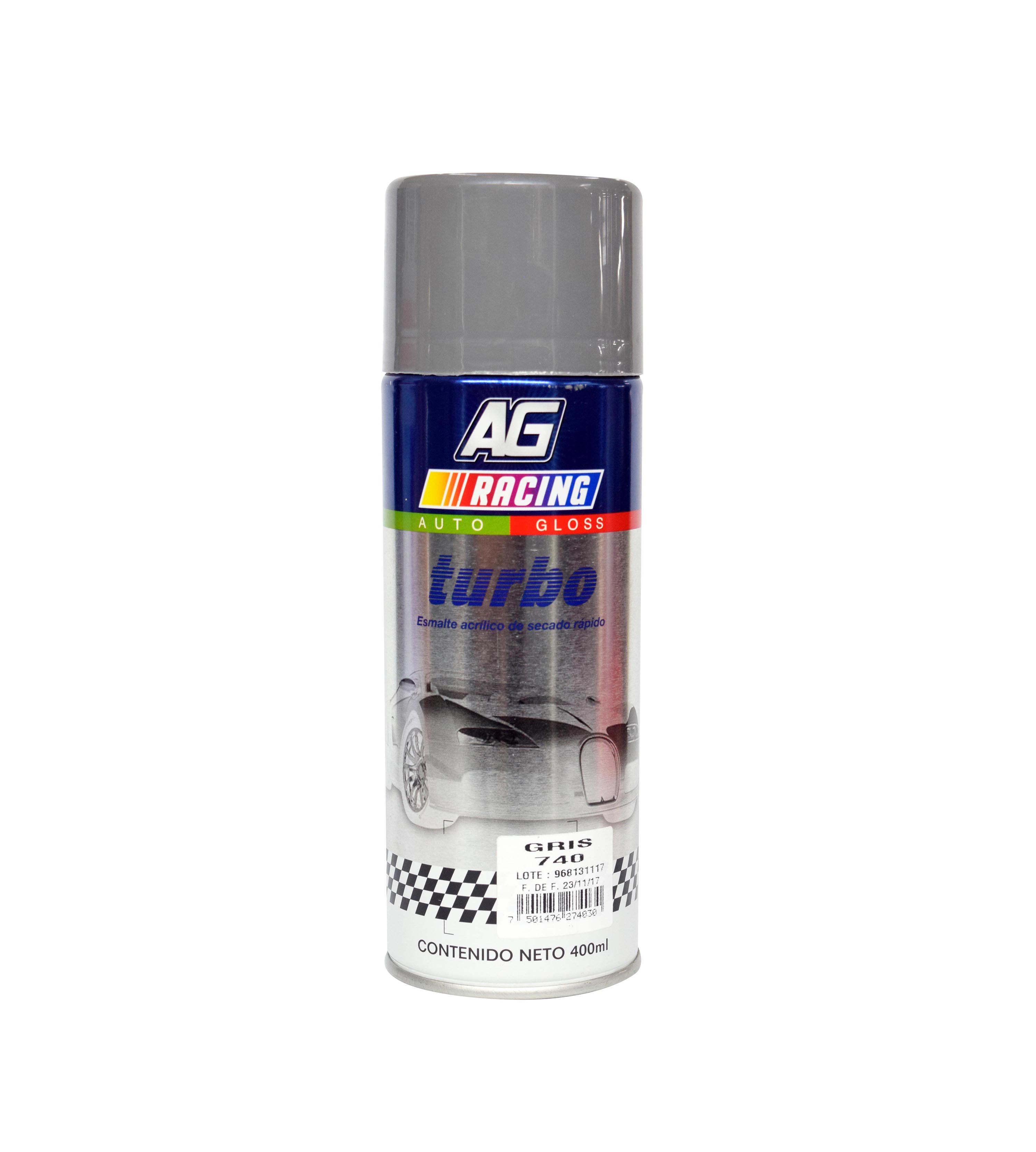 ESMALTE AEROSOL GRIS 400ml TURBO 740