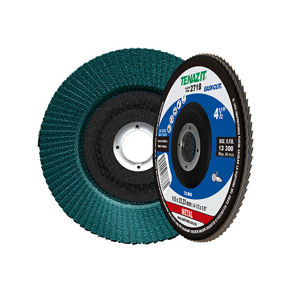 DISCO LAMINADO 4-1/2 X 7/8 GRANO 80 TZS EASY-CUT AUSTROMEX 2718