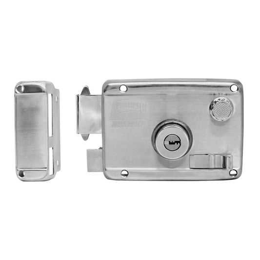 CERRADURA SOBREPONER CLASICA (IZQ) SEGURIDAD ACERO INOX PHILLIPS HS-4000-AS 6 I AI