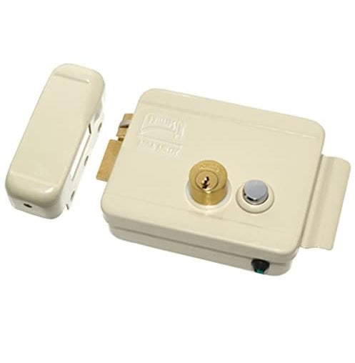 CERRADURA ELECTRICA CON BOTON IZQUIERDA BEIGE PHILLIPS 321 DCB/3419
