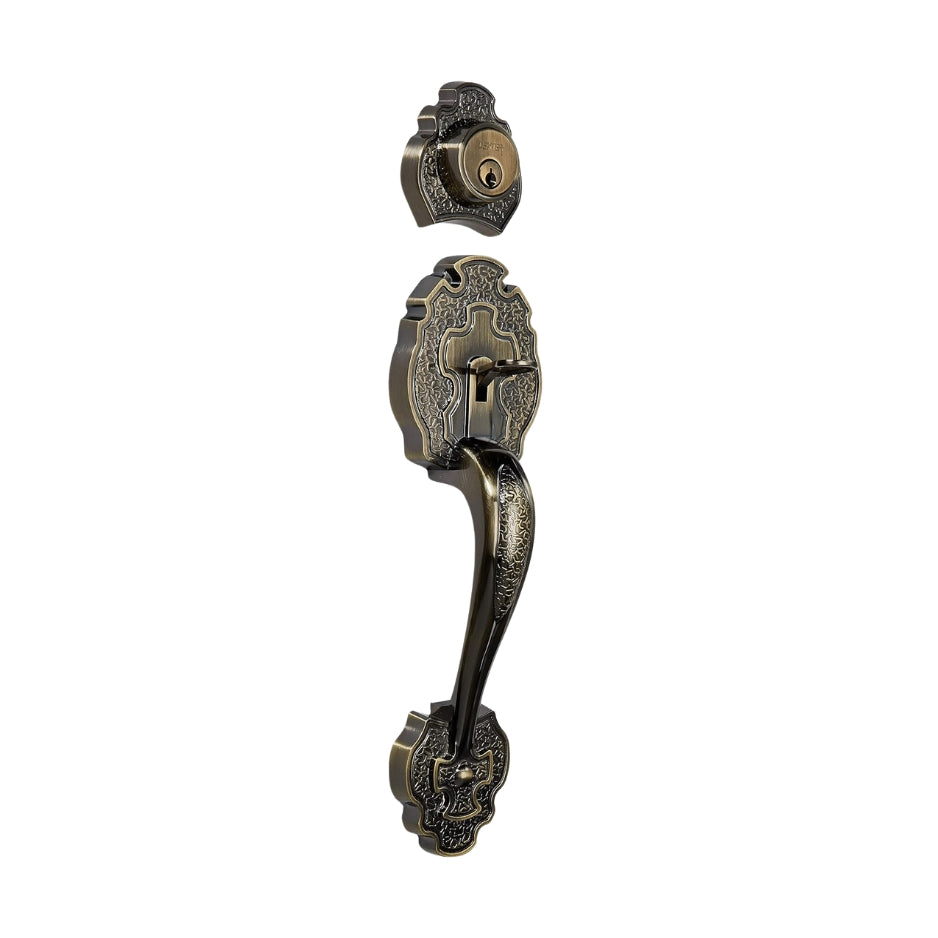 CERRADURA RESIDENCIAL TRIPLOI GATILLO-PERILLA Y LLAVE-LLAVE  DEXTER 4186
