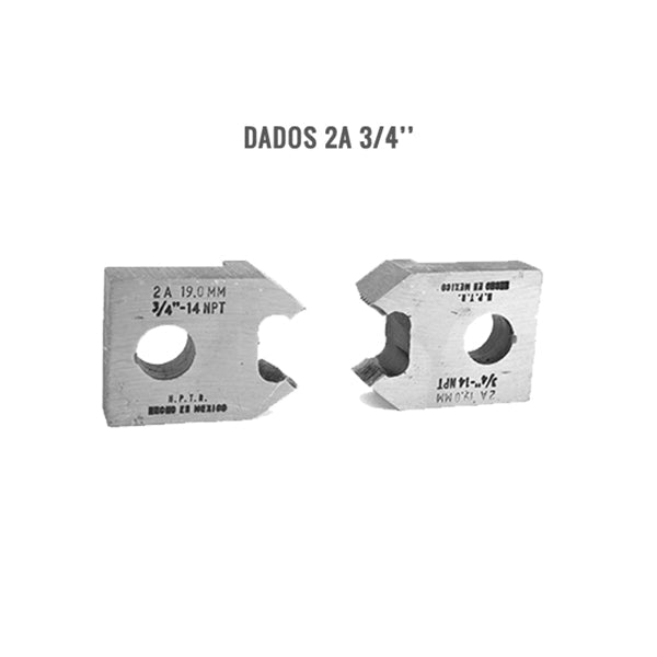 DADOS PARA TERRAJA (JUEGO) (MOD. 2A) 3/4"" (19mm) HPTR 30-047