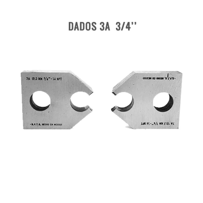 DADOS (JUEGO) PARA TERRAJA (MOD. 3A) 3/4"" (19mm) HPTR 30-038