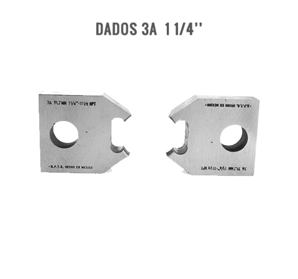 DADOS (JUEGO) PARA TERRAJA 3 A 32mm HPTR 1-1/4"