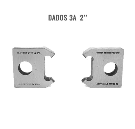 DADOS (JUEGO) PARA TERRAJA (MOD. 3A) 2" (51mm) HPTR 30-042