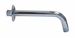 BRAZO REDONDO PARA REGADERA 21CM (CROMO) C/CHAPETON RUGO 45CF