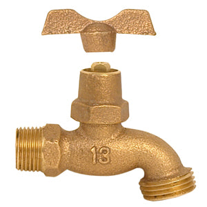 LLAVE JARDIN ROSCA PARA MANGUERA 1/2" CON MANERAL DESMONTABLE RUGO 2D