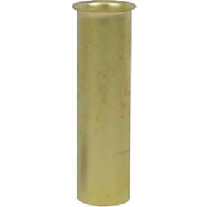 TUBO DE LATON CON PESTAÑA 1-1/2" (38mm) RUGO RF06 10CM