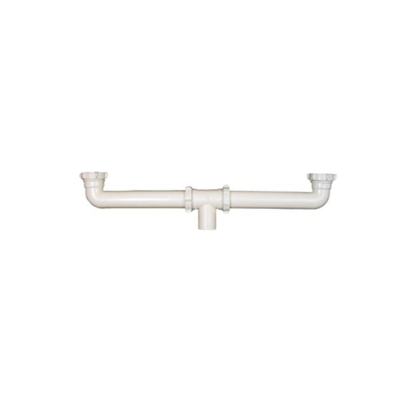 SALIDA CENTRAL SIN TRAMPA PARA TARJA DOBLE PVC RUGO 11EP
