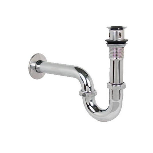 TRAMPA (CESPOL) LAVABO LATON CROMO COMPLETA RUGO 29B