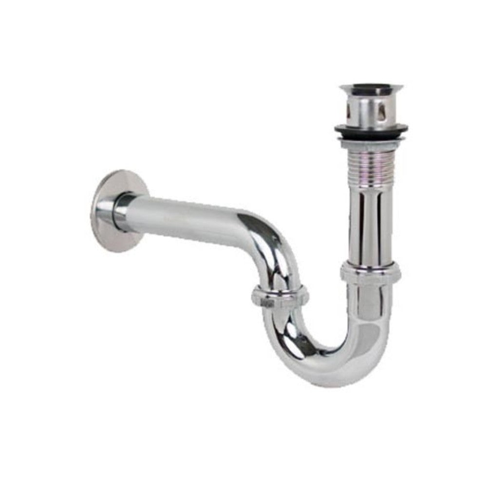 TRAMPA (CESPOL) LAVABO LATON CROMO COMPLETA RUGO 29B