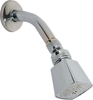 REGADERA FLORENCIA METALICA CON BRAZO CROMO RUGO 44-F