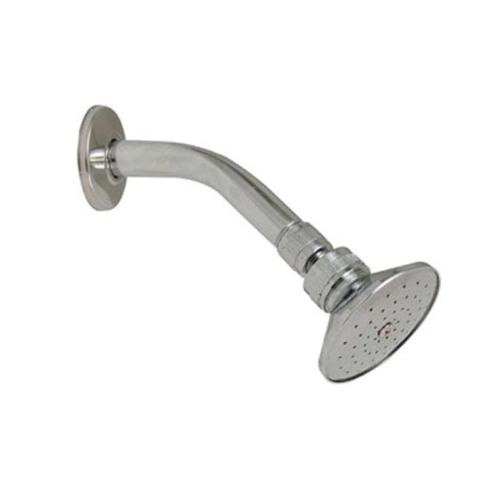 REGADERA MILANO METALICA CON BRAZO CROMO RUGO 44-M