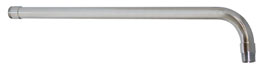 BRAZO REDONDO LARGO PARA REGADERA 39cm (ACERO INOX) C/CHAPETON RUGO 45BRA