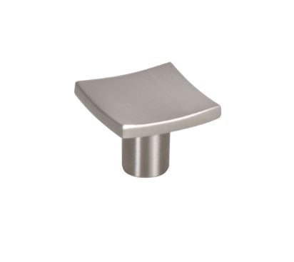 JALADERA BOTON CUADRO 27mm NIQUEL SATINADO HANDYHOME 3935