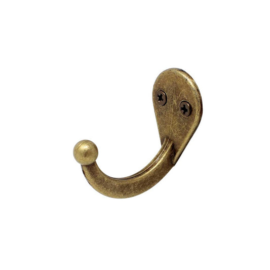 PERCHERO SENCILLO LATON ANTIGUO HANDYHOME 1832