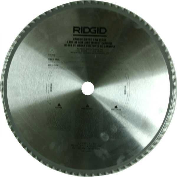DISCO SIERRA CIRCULAR 14" X 80D (BAJA REVOLUCION PUNTA CARBURO) RIDGID 71692