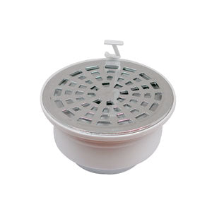 RESUMIDERO REDONDO PLASTICO CON REJILLA CROMADA (2 A 4") RUGO 47PRC