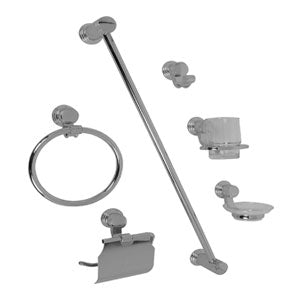 JUEGO DE ACCESORIOS PARA BAÑO CORINTO RUGO JE12C