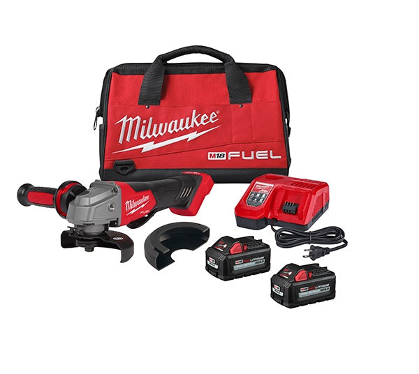 ESMERILADORA INALABRICA 4-1/2" M18 FUEL (2 BATERIAS Y CARGADOR MALETIN) MILWAUKKE 288022