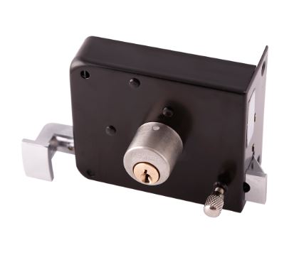 CERRADURA SOBREPONER CLASICA (DERECHA) NEGRA DEXTER 6968