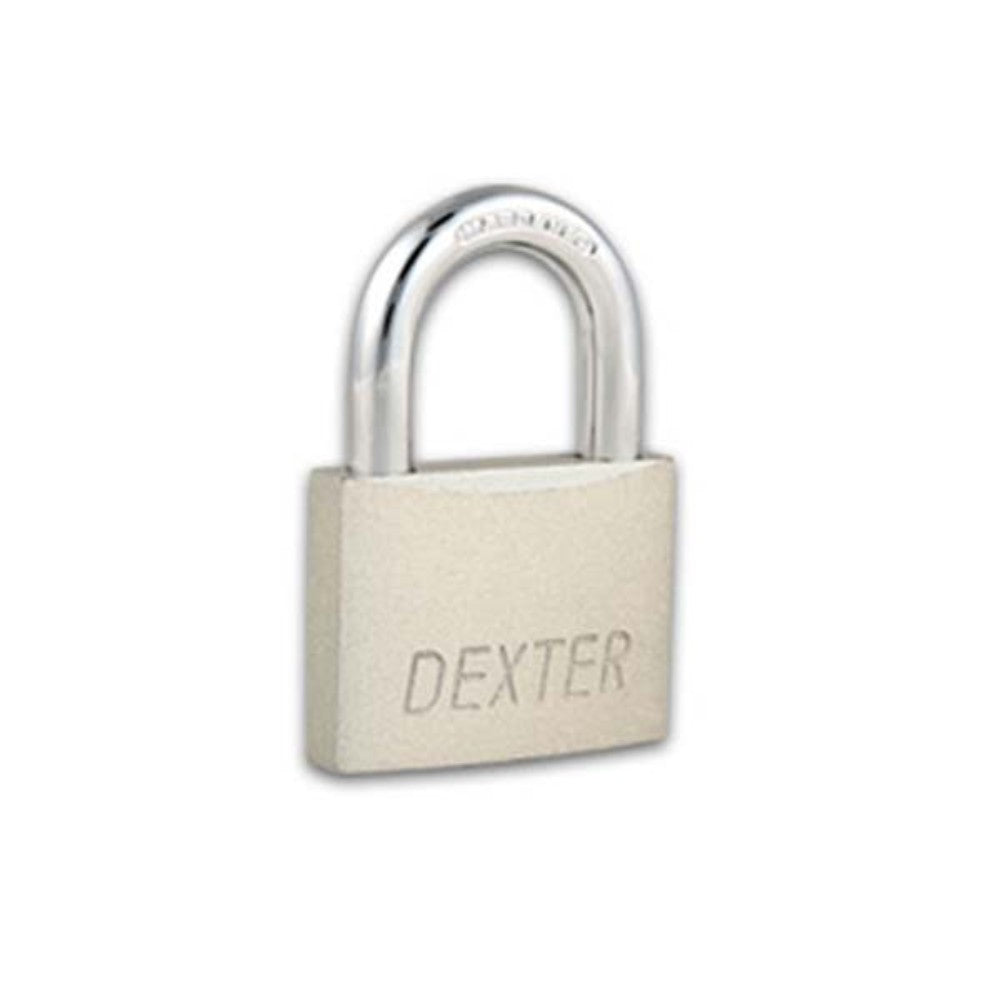 CANDADO METALICO 25mm GANCHO CORTO GRIS (CAJA) DEXTER 6910