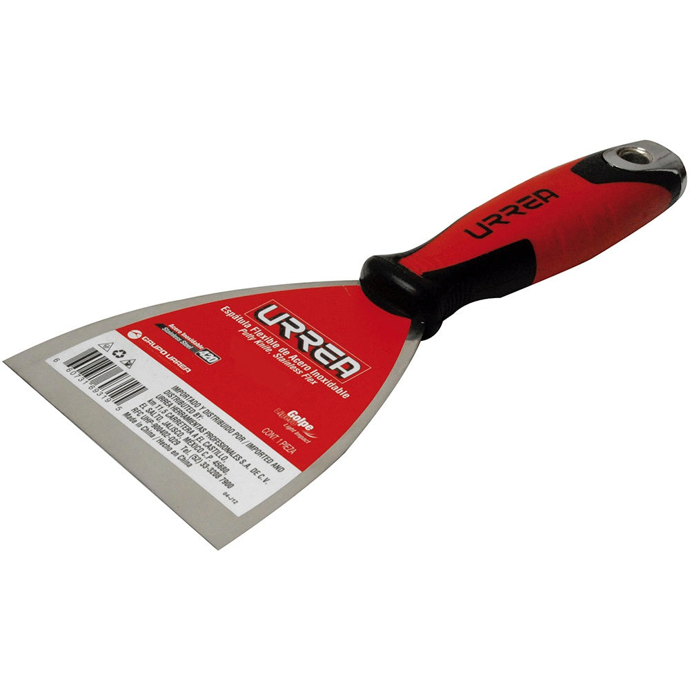 ESPATULA FLEXIBLE DE ACERO INOXID. 6" URREA 656X