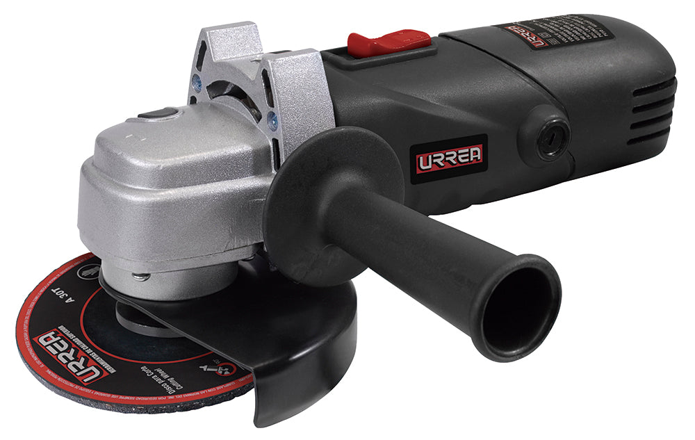MINI ESMERILADORA ANGULAR 4 1/2" 900W 120V USO PESADO URREA EA804