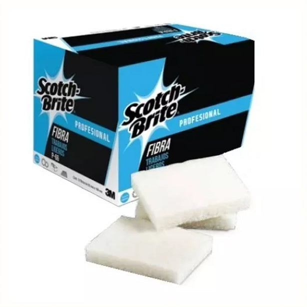 ALMOHADILLA DE FIBRA BLANCA (NO ABRASIVA) 3-3/4" (92mm) X 5-3/4" (146mm) 3M P-66 MN900005278