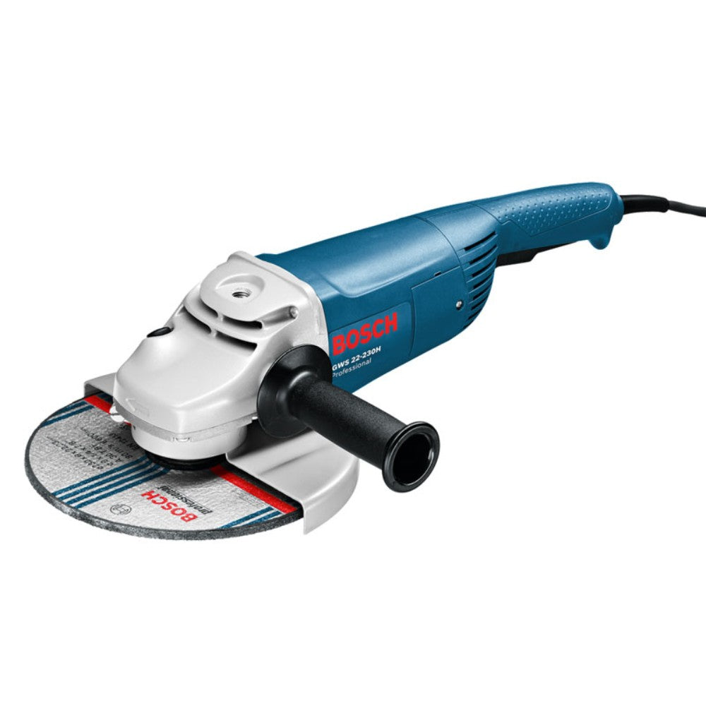 ESMERILADORA 9" x 14MM 18Amp 2200W 65000rpm (5kg) BOSCH GWS 22-230