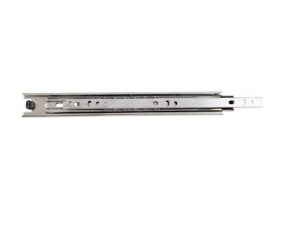 CORREDERAS (JUEGO) DE EXTENSION DELGADA 35mm 14" NIQUELADO S/TORNILLO HANDYHOME 3588