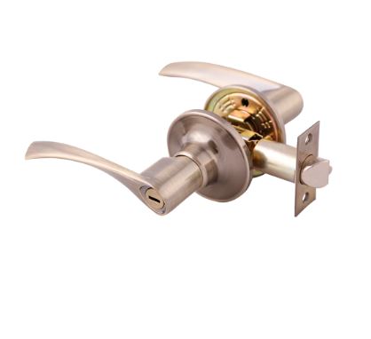 CERRADURA DE MANIJA CUARZO RANURA-BOTON NIQUEL SATINADOS (BAÑO) DEXTER 6664