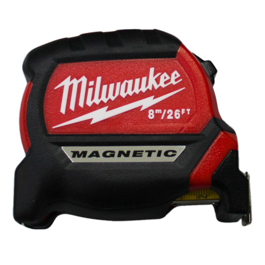FLEXOMETRO 8mts MAGNETICO MILWAUKEE 48220726/48221026M
